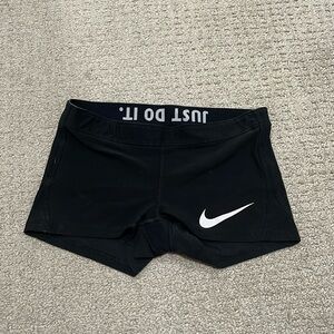 Nike dri-fit spandex shorts